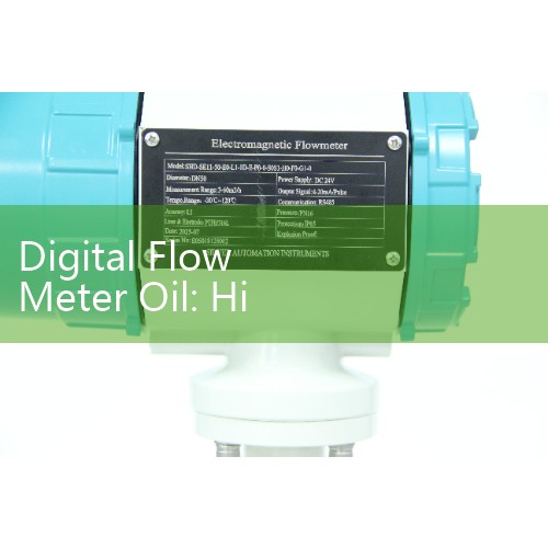 Digital Flow Meter Oil: High Viscosity Positive Displacement System Sizing Probes